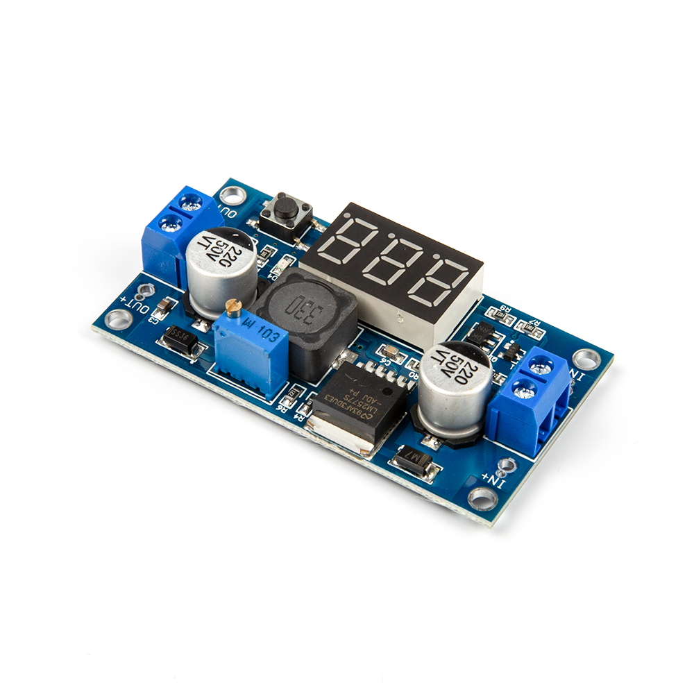 Преобразователь напряжения LM2577 с вольметром